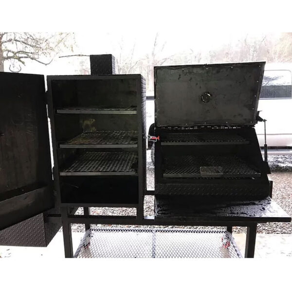 Vertical Smoker Grill Combo – Sling 'N' Steel Custom Smokers