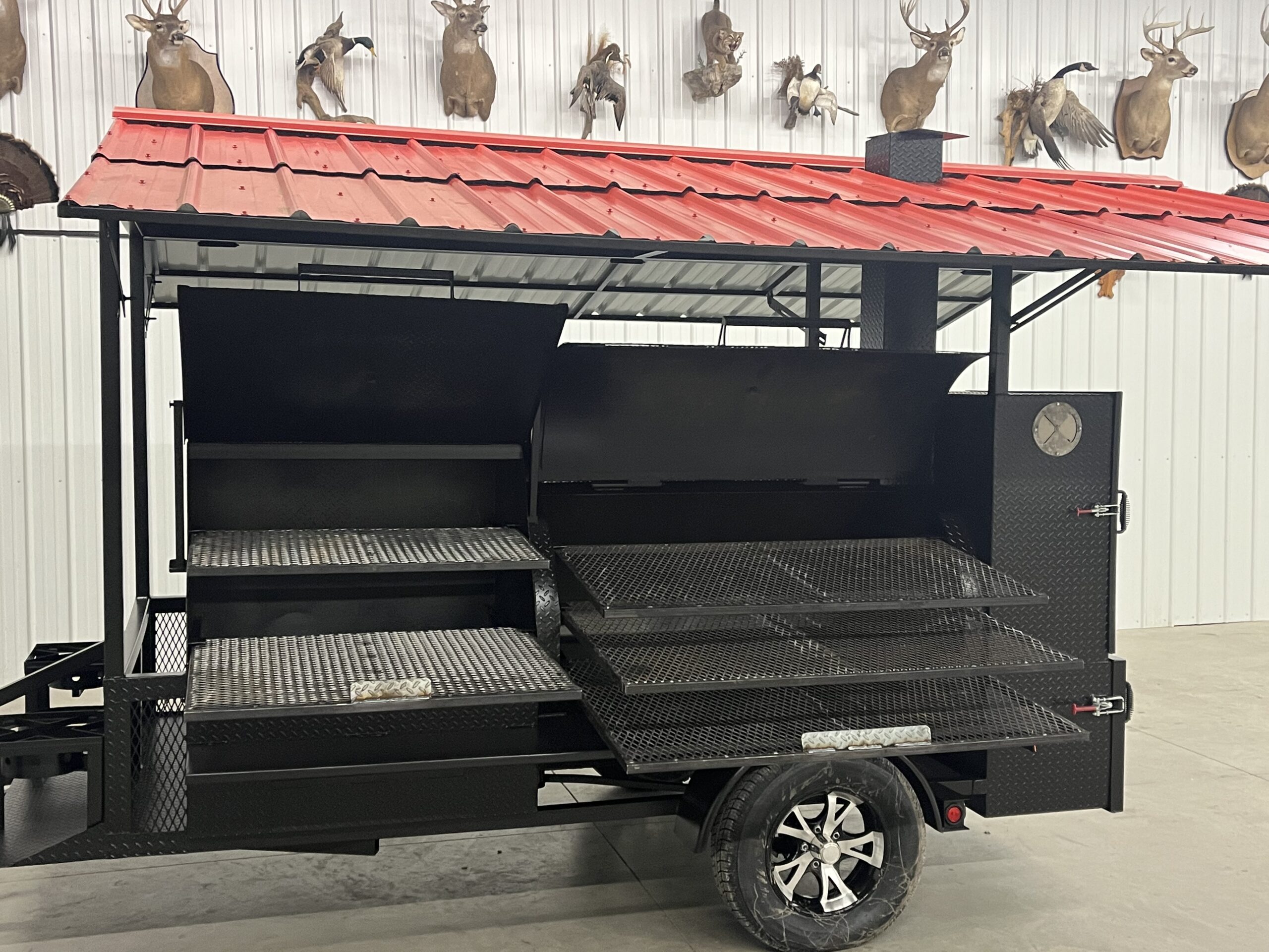 Vertical Smoker Grill Combo – Sling 'N' Steel Custom Smokers