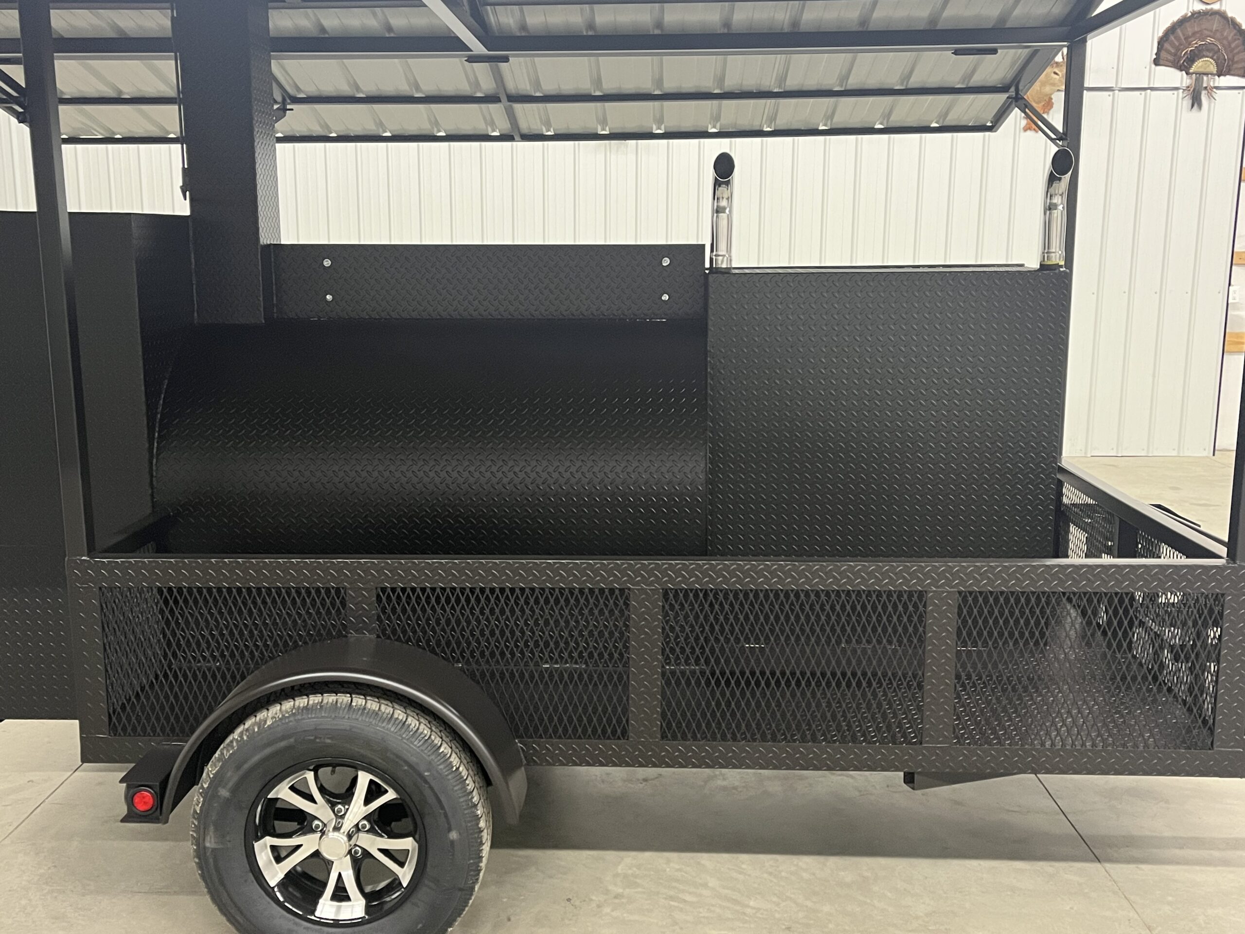 Vertical Smoker Grill Combo – Sling 'N' Steel Custom Smokers