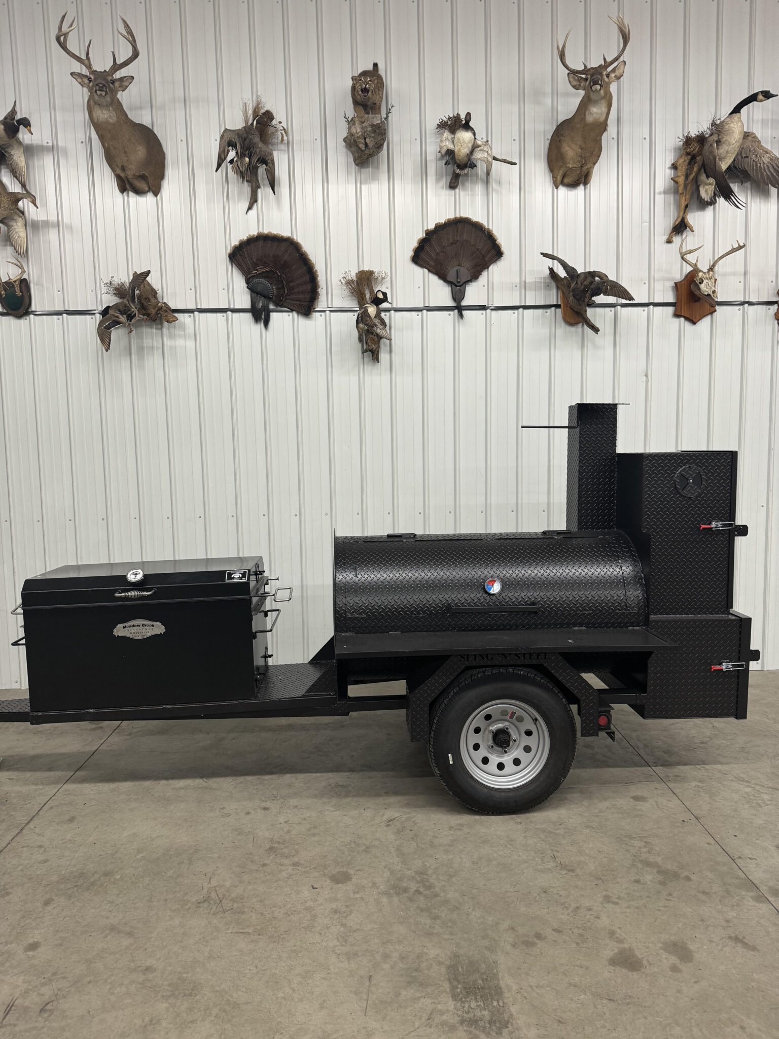 SNS Competition 60 Smoker With BBQ 42 Rotating Rack Pit – Sling 'N ...