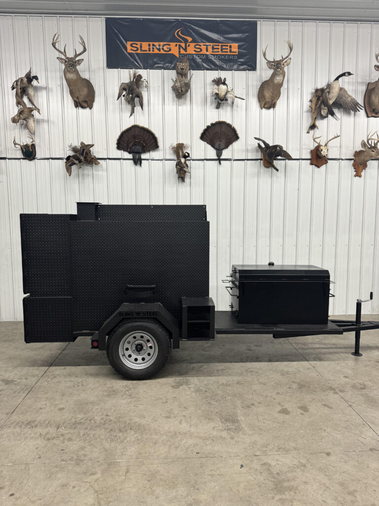 SNS Competition 60 Cabinet Smoker With BBQ 42 Rotating Rack Pit – Sling ...